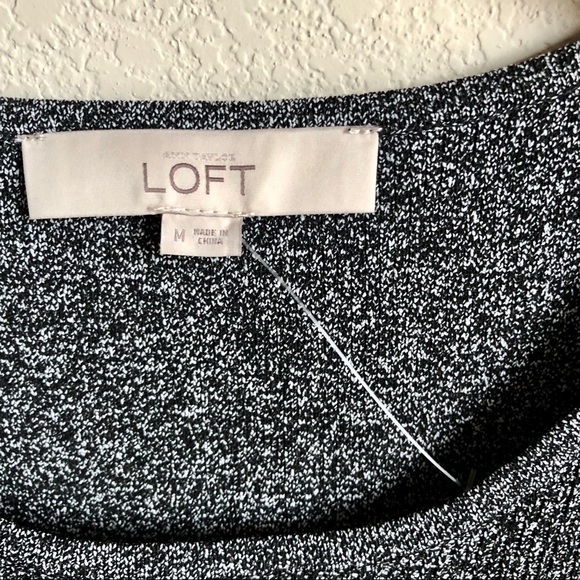 Loft charcoal gray nylon tank - Picture 2 of 4